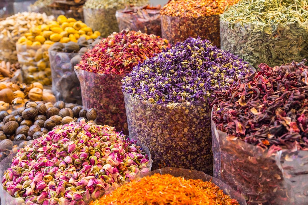 Herbal beauty products with botanicals